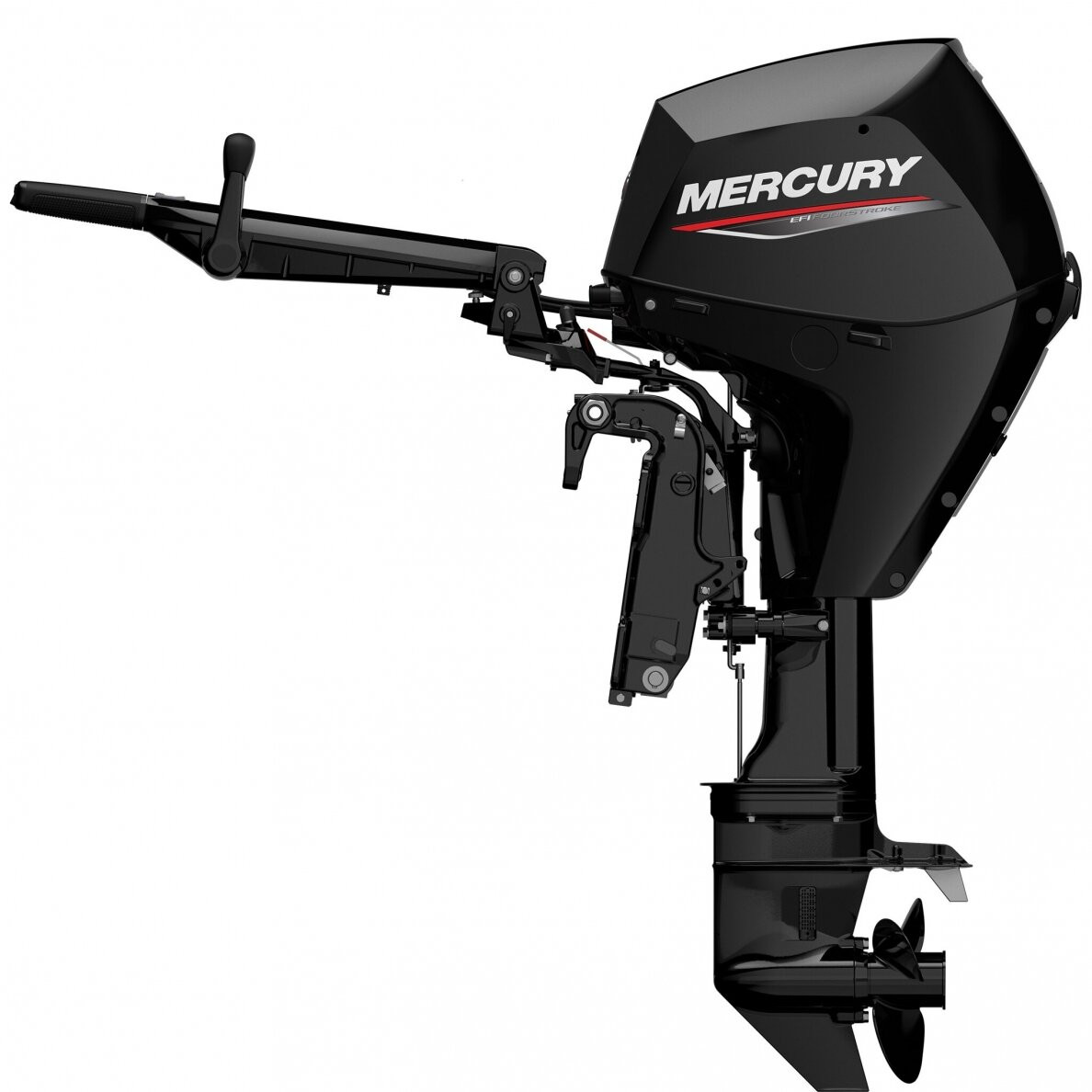 Motor fueraborda Mercury 30hp con inyección electrónica | mando popero, arranque manual, eje de 15" Pata Corta | 30MHGA