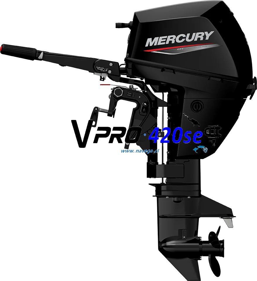 Motor fuera de borda Mercury 9.9HP cuatro tiempos inyección electrónica pata larga