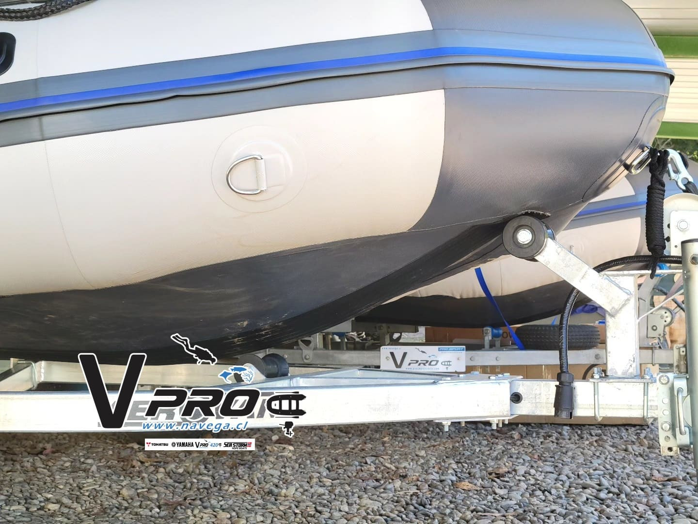 VPro420se + Mercury 20HP Cuatro Tiempos EFI (ME 20 MLH 4S Outboard)