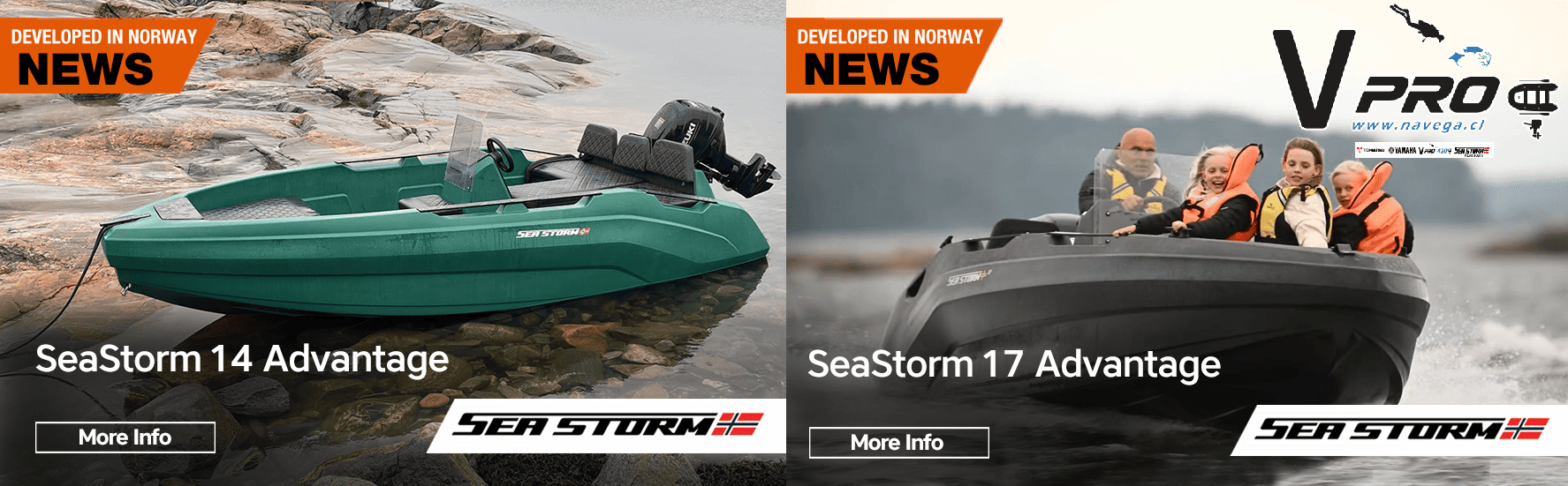 SeaStorm Chile HDPE boats 2025